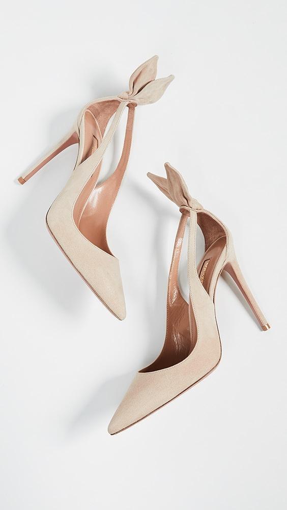 Aquazzura 105mm Bow Tie Pumps | Shopbop Product Image