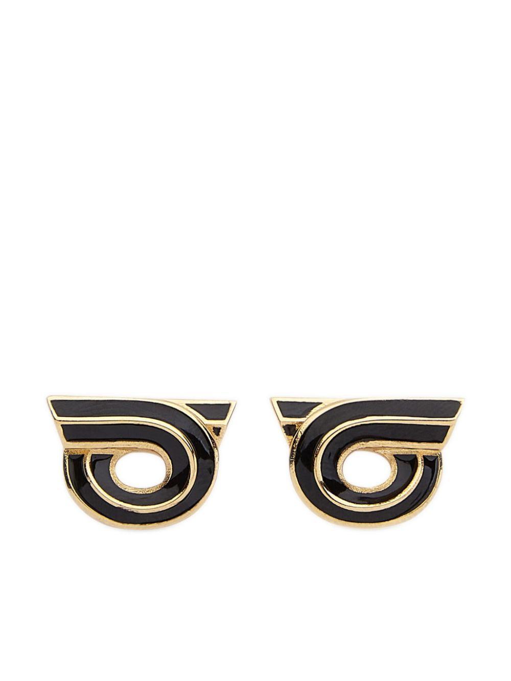 Gancini enamel earrings Product Image