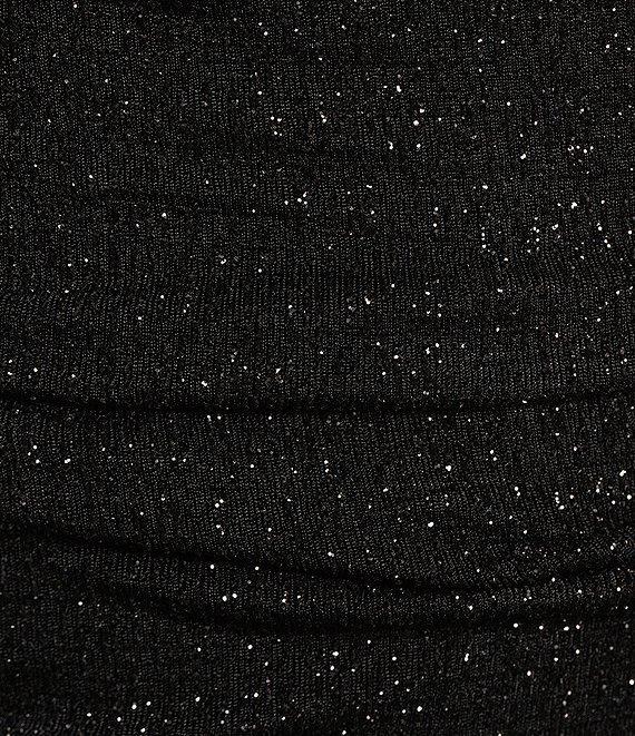 Honey and Rosie One Shoulder Double Adjustable Strap Short Fitted Shirred Dress Product Image