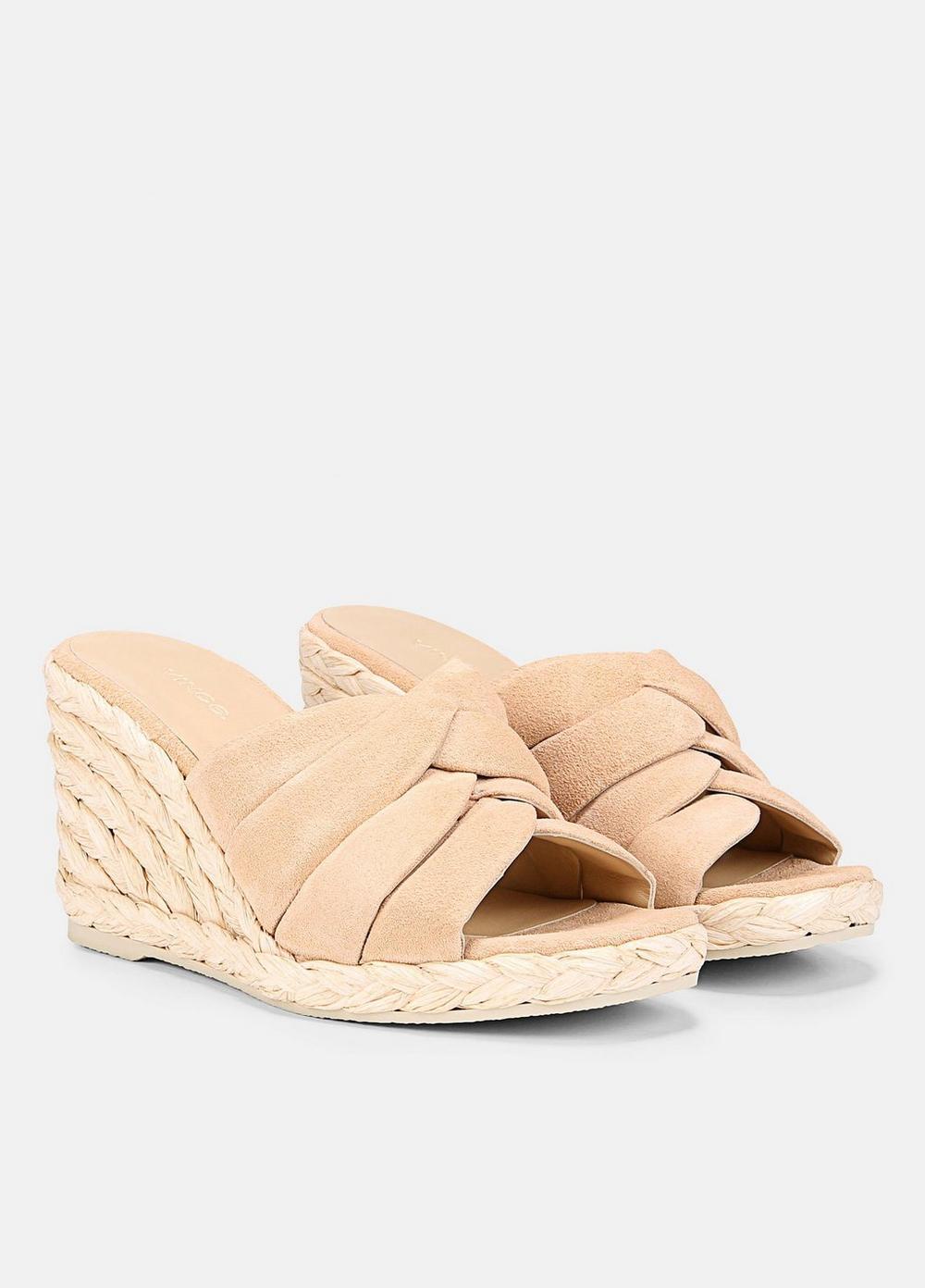 Gilian Suede Wedge Sandal Product Image