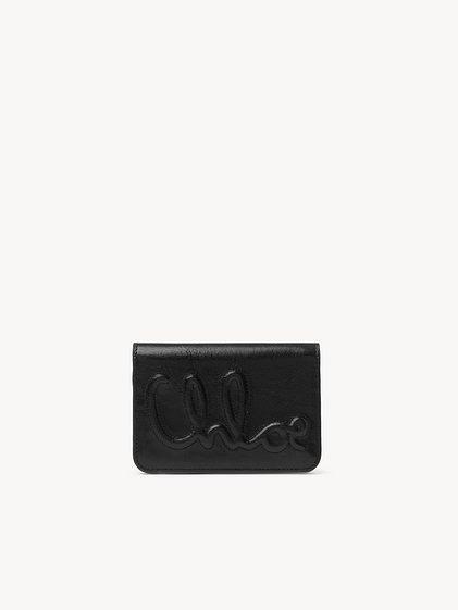 C Chloé bifold wallet in shiny leather  Product Image