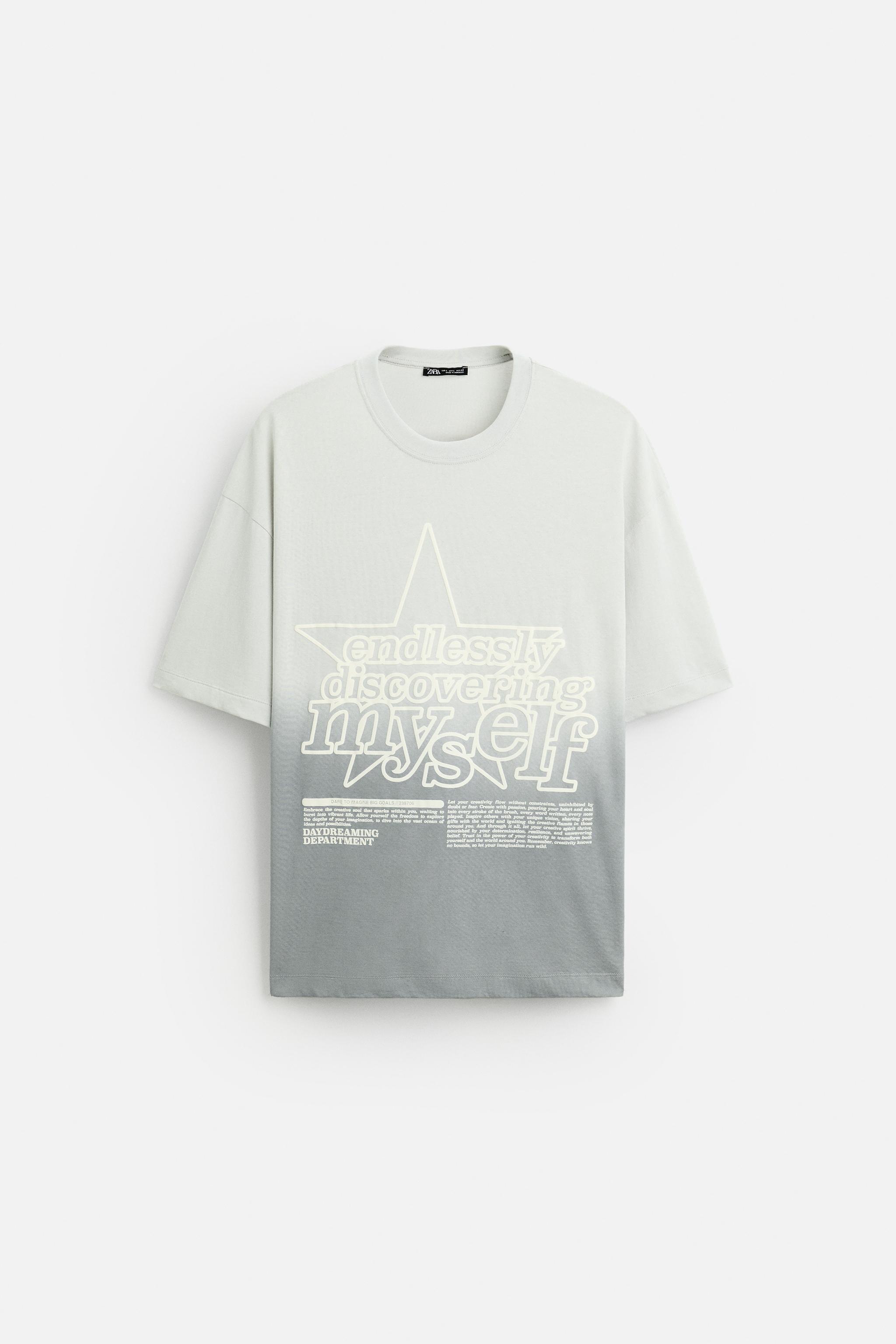 WASHED TEXT T-SHIRT Product Image