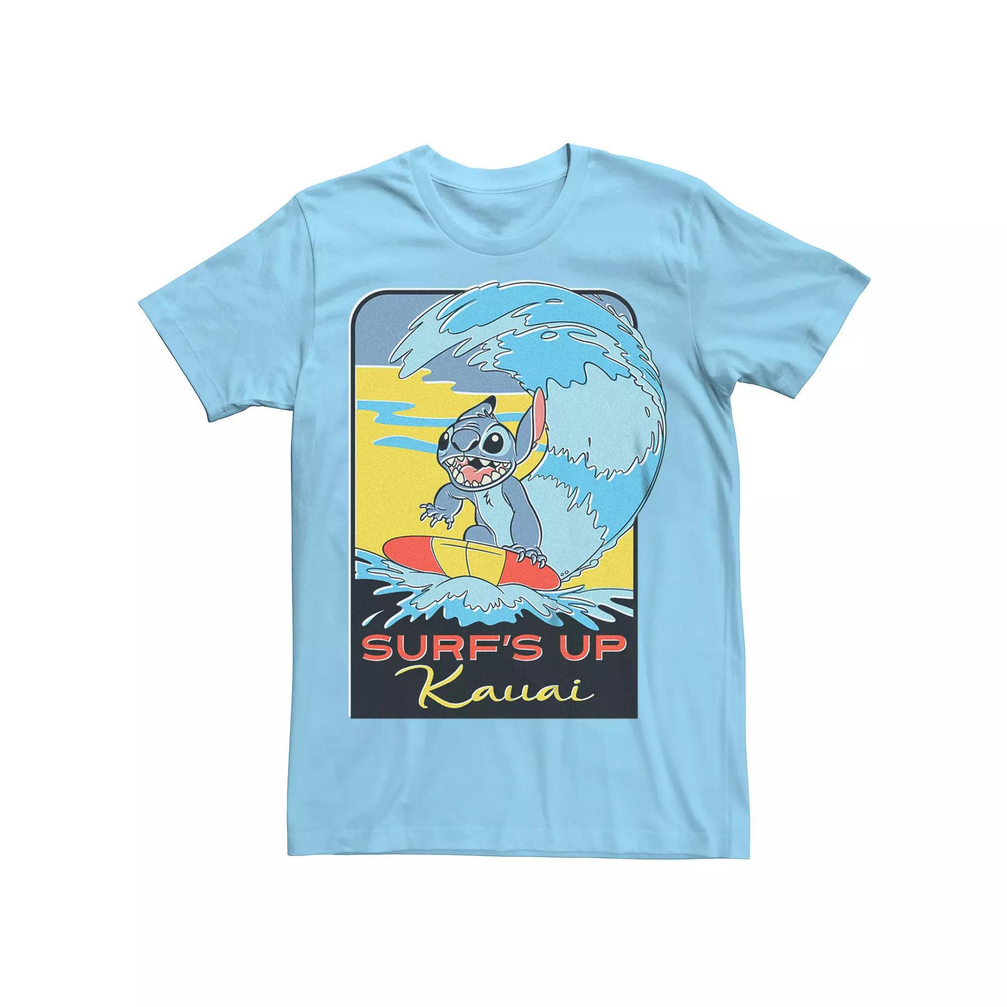 Disney's Lilo & Stitch Men's Surf's Up Kauai Tee,  Product Image