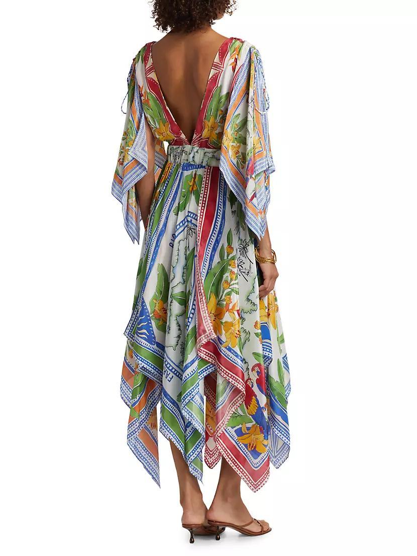 Tropical Destination Scarf Maxi Dress Product Image