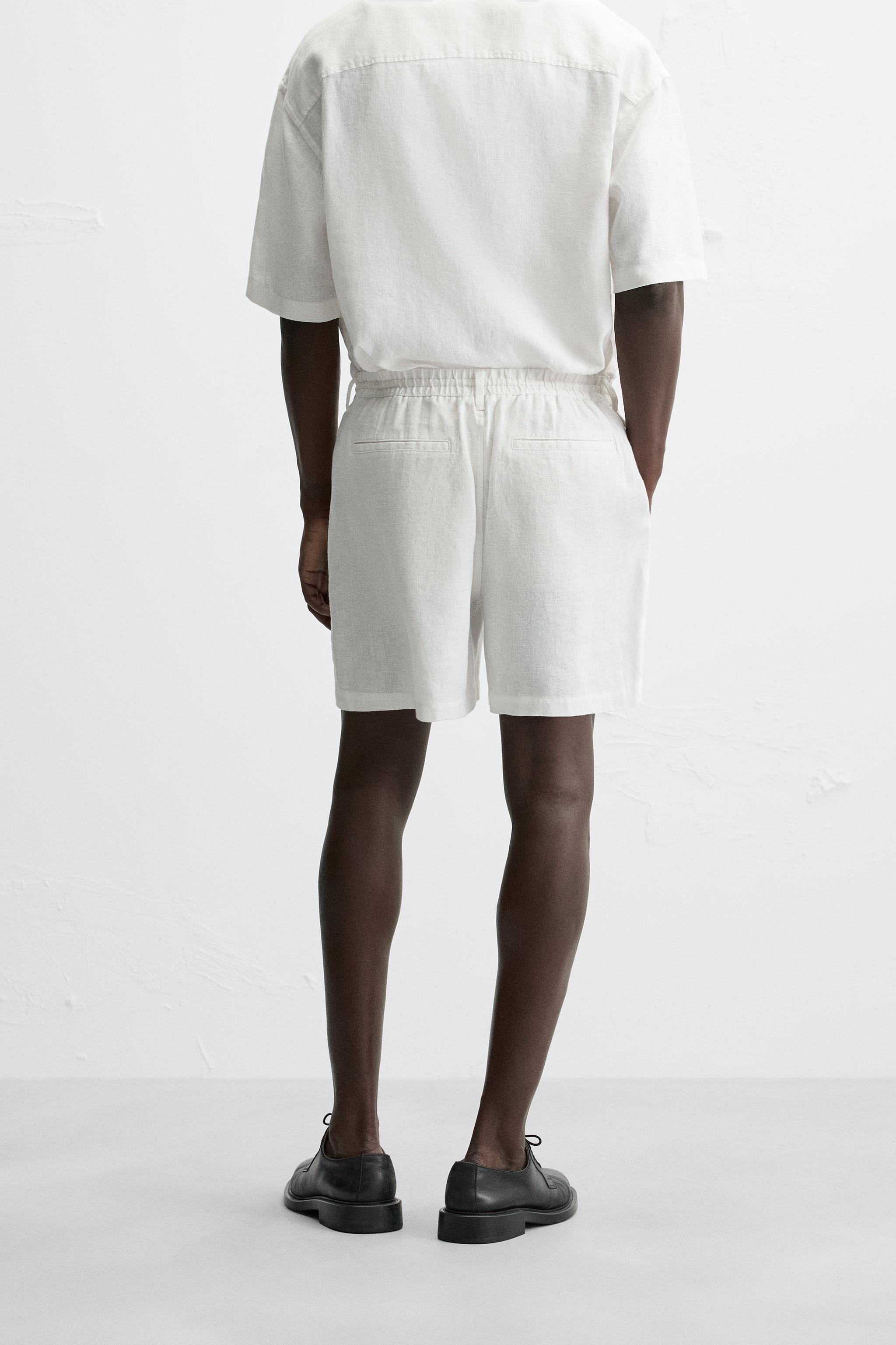 100% LINEN SHORTS Product Image