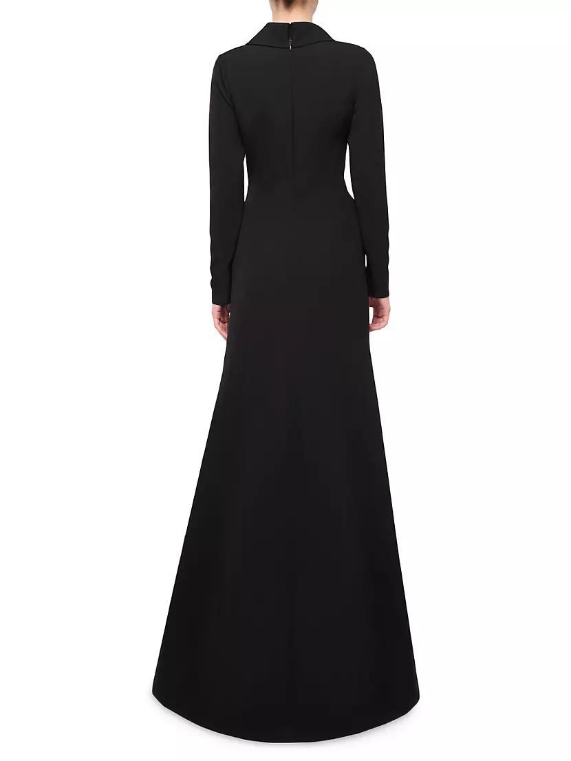 Draped Tuxedo Dress Product Image