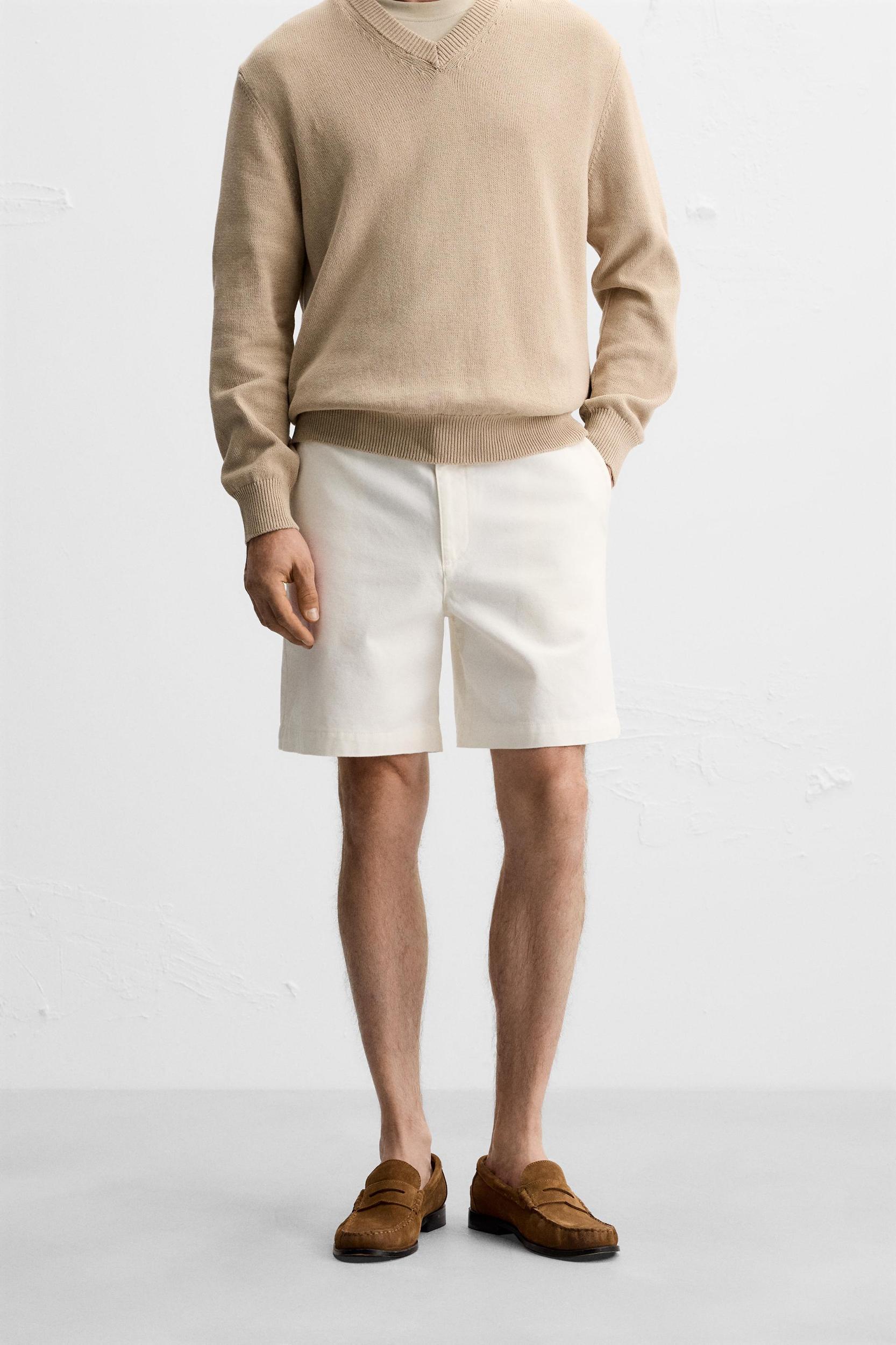 CANVAS TEXTURED SHORTS Product Image