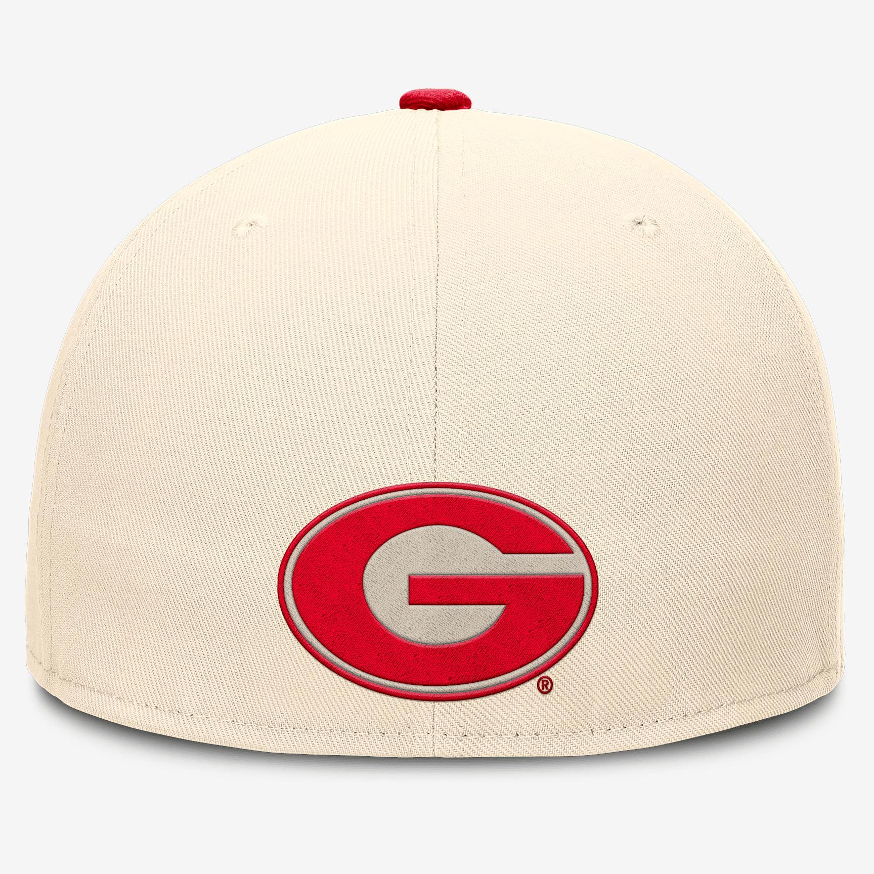 Georgia Bulldogs Primetime True Nike Men's Dri-FIT College Fitted Hat Product Image