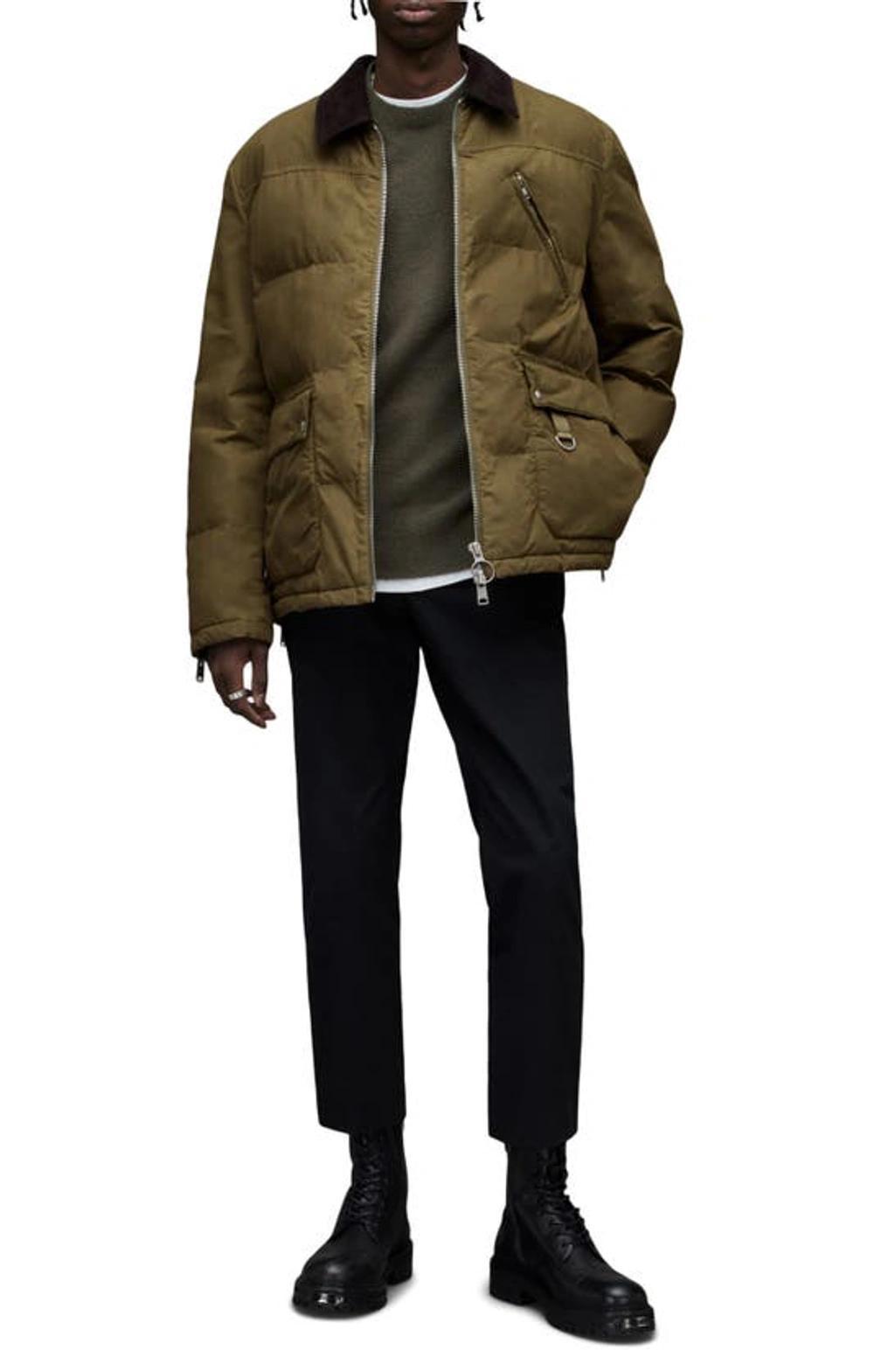 ALLSAINTS Gillan Wadded Jacket In Dusky Green Product Image