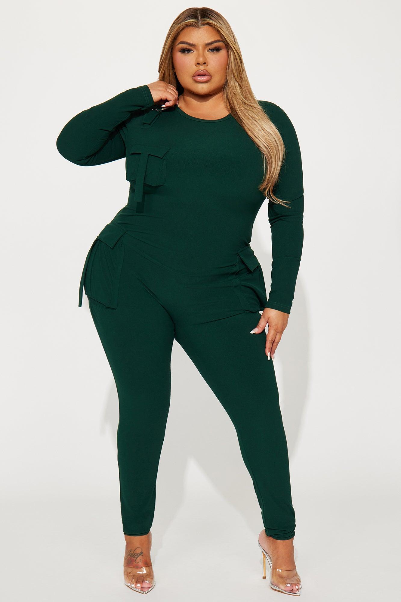 Maddix Long Sleeve Jumpsuit - Hunter Product Image