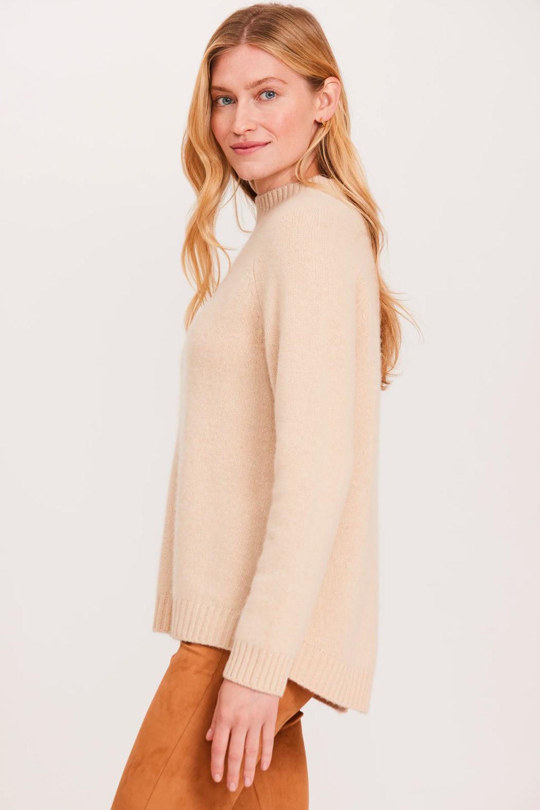 Cashmere Notch Button Back Product Image