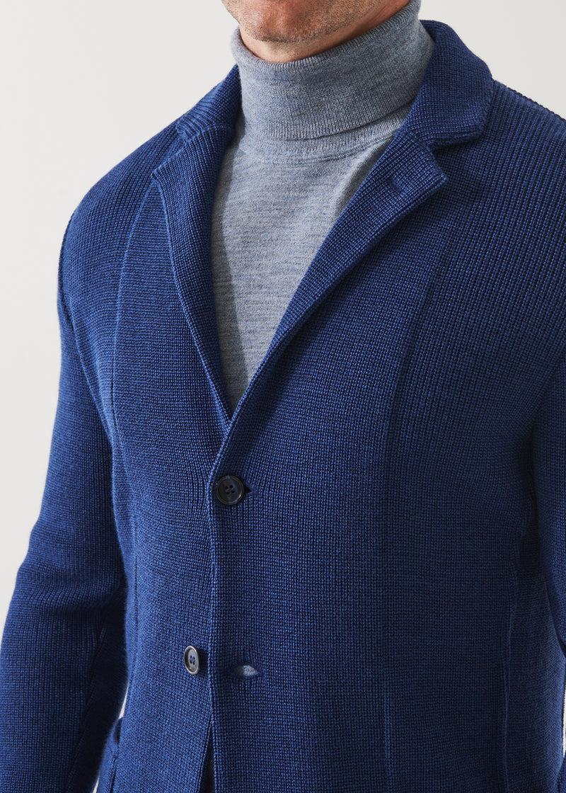 Patrick Assaraf Cardigan Mood Indigo Shirt Jacket Product Image