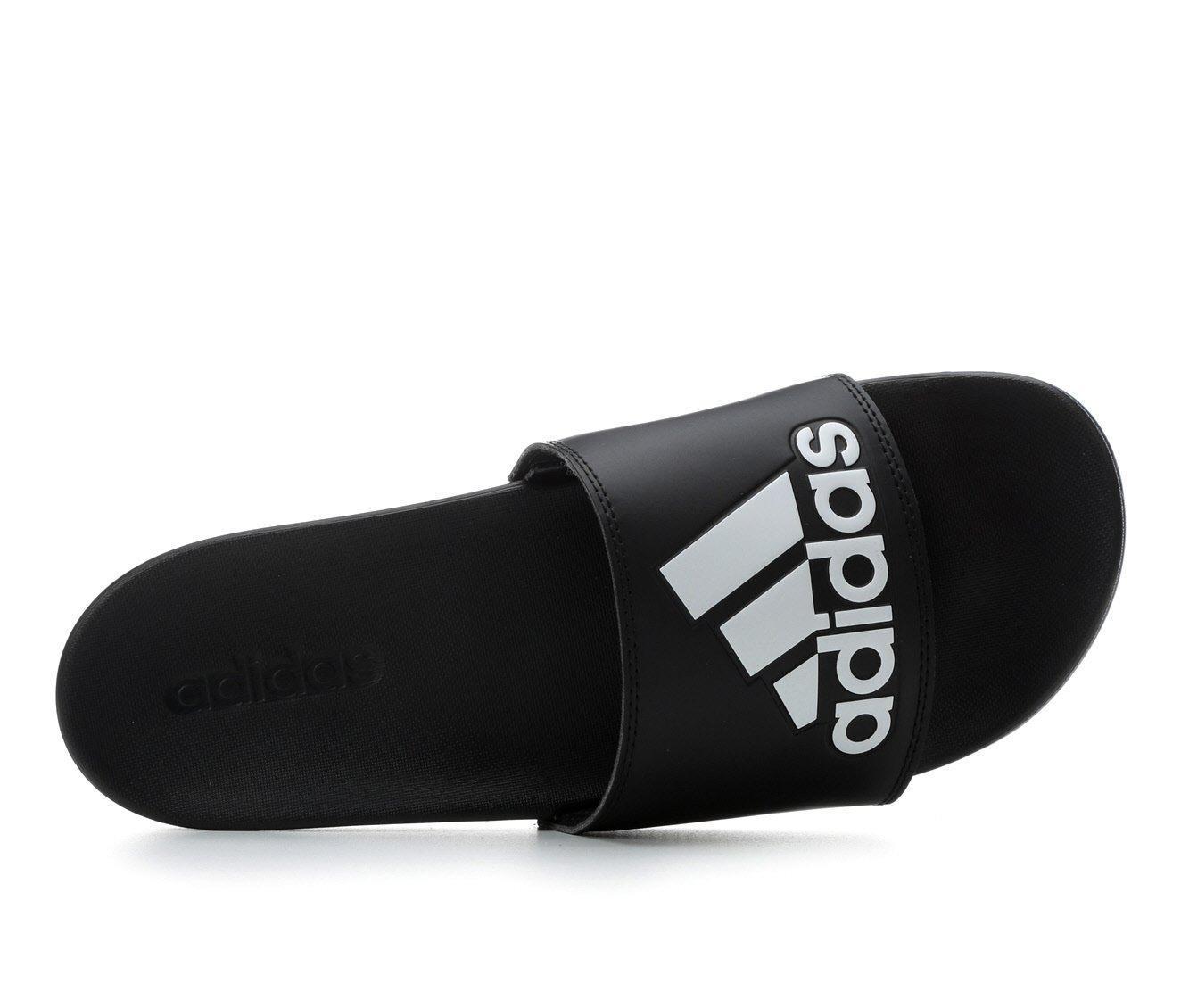 Men's Adidas Adilette Cloudfoam + Logo Sport Slides Product Image