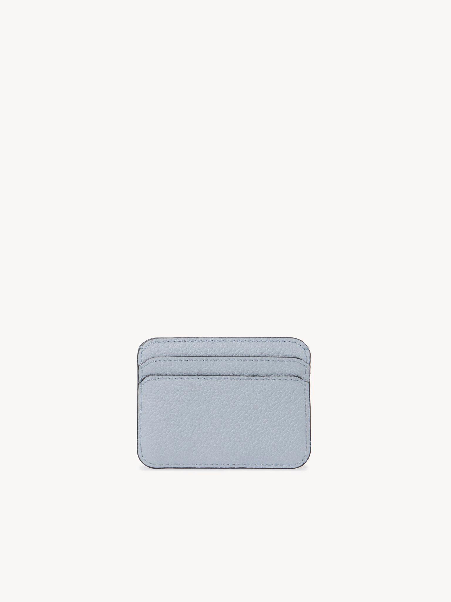 Marcie card holder in grained leather Product Image