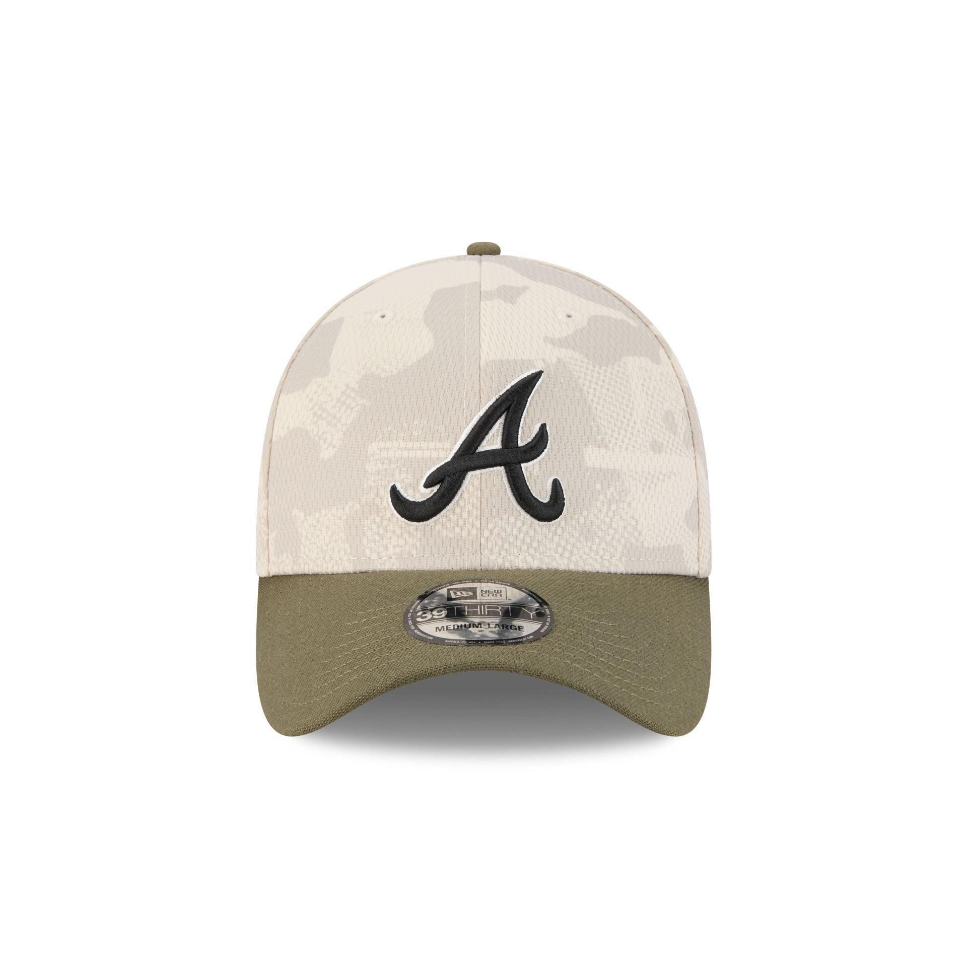 Atlanta Braves Armed Forces Day 2025 39THIRTY Stretch Fit Hat Male Product Image