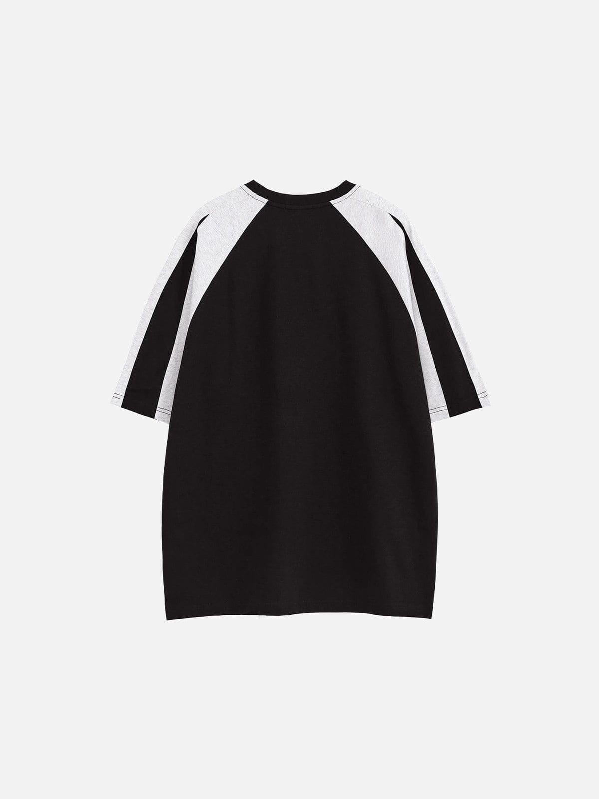 Aelfric Eden Color Blocking Racing Graphic Tee Product Image