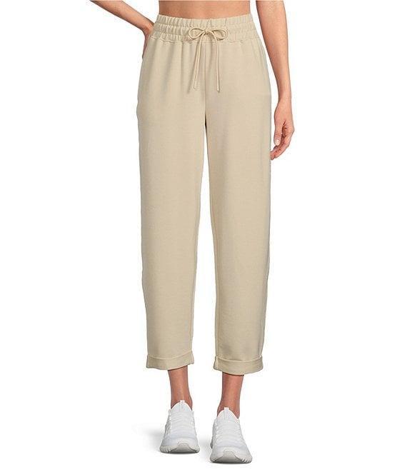 Kinesis Drawstring Elastic Waist Roll Cuff Sweatpants Product Image