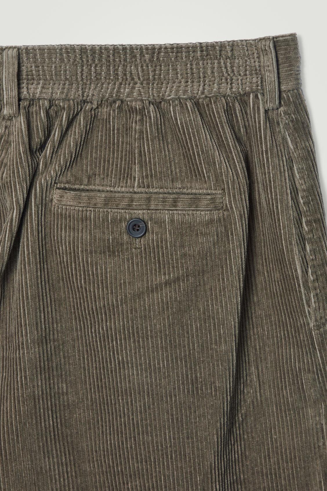 CORDUROY WIDE-LEG PANTS Product Image