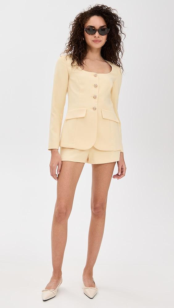 Amanda Uprichard Kya Romper | Shopbop Product Image