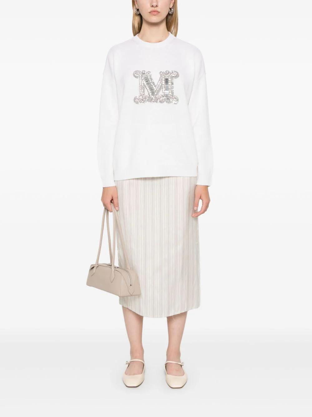 MAX MARA Vicolo M Sweater In White Product Image