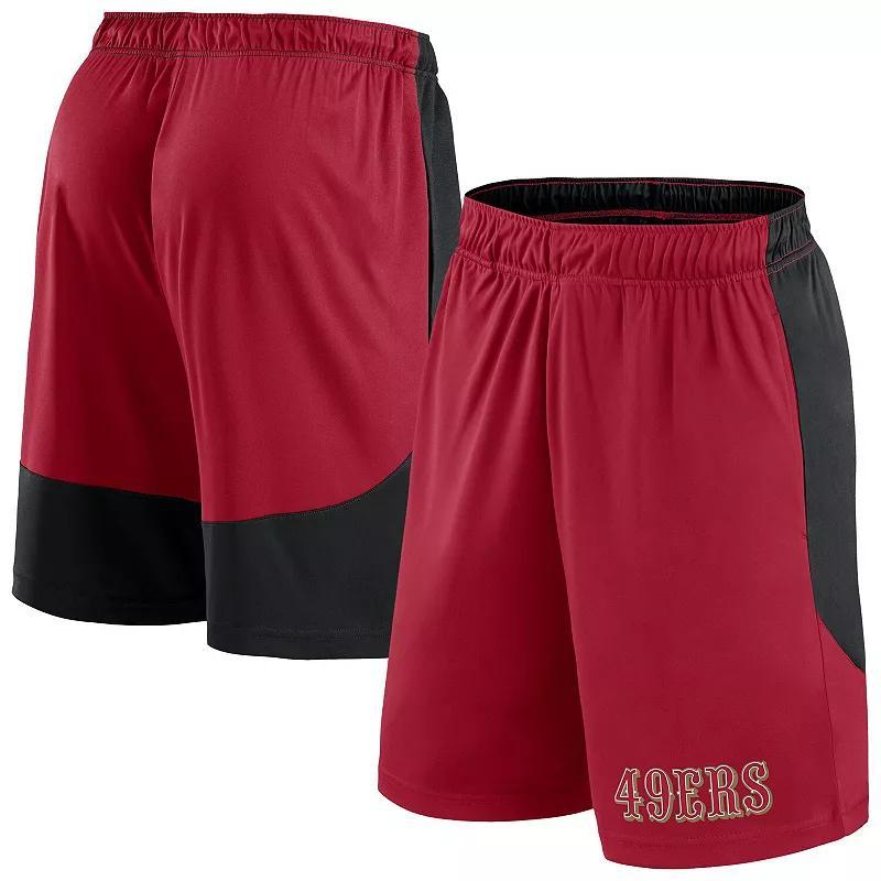 Men's Fanatics Aqua/Orange Miami Dolphins Big & Tall Launch Shorts, Size: 4XLT, Turquoise A Product Image