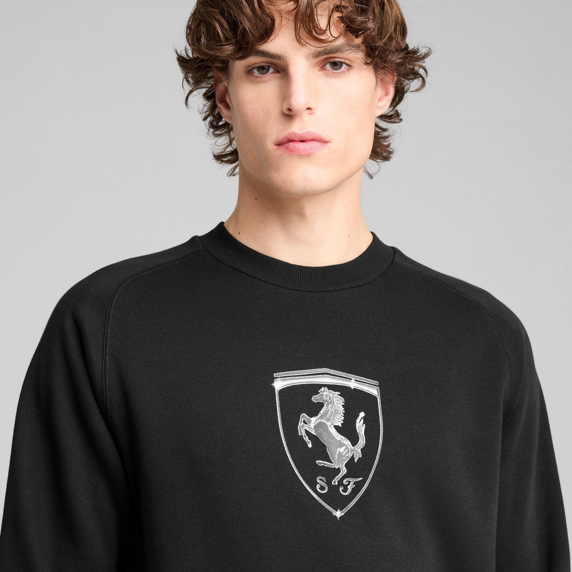 Scuderia Ferrari Race Big Shield Men's Sweatshirt Product Image