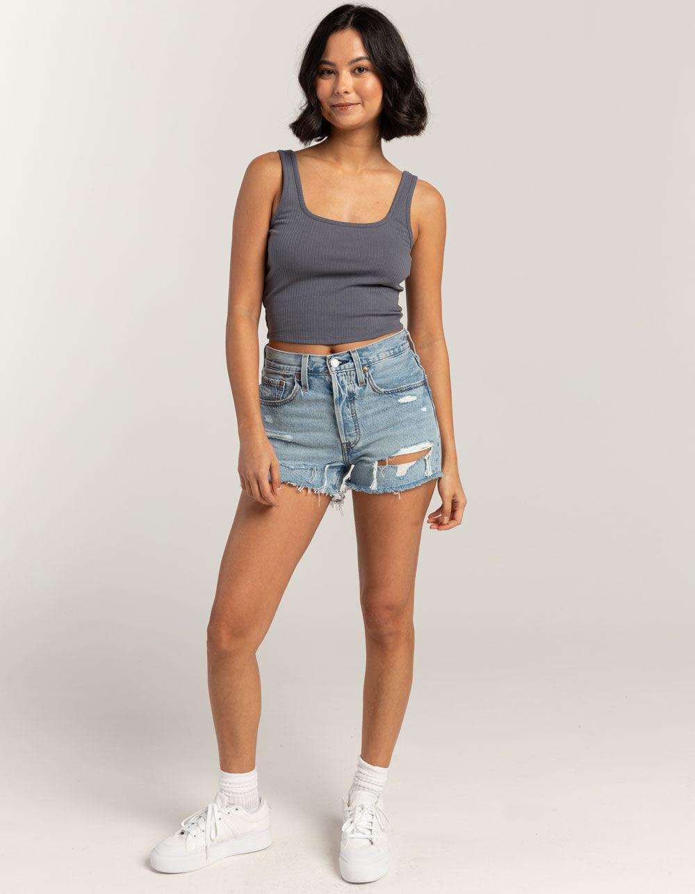 TILLYS Square Neck Womens Tank Top Product Image