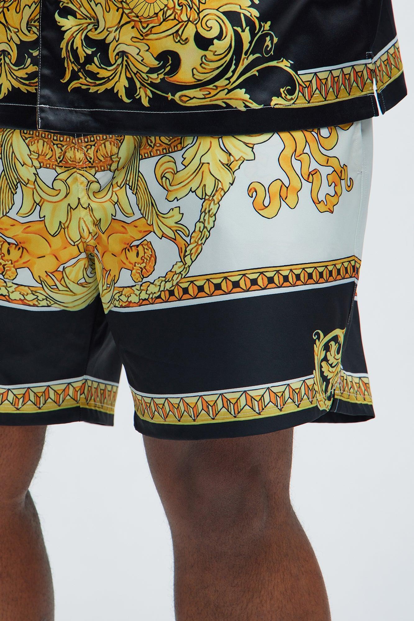 Del Roma Swim Classic Trunk - Black/combo Product Image