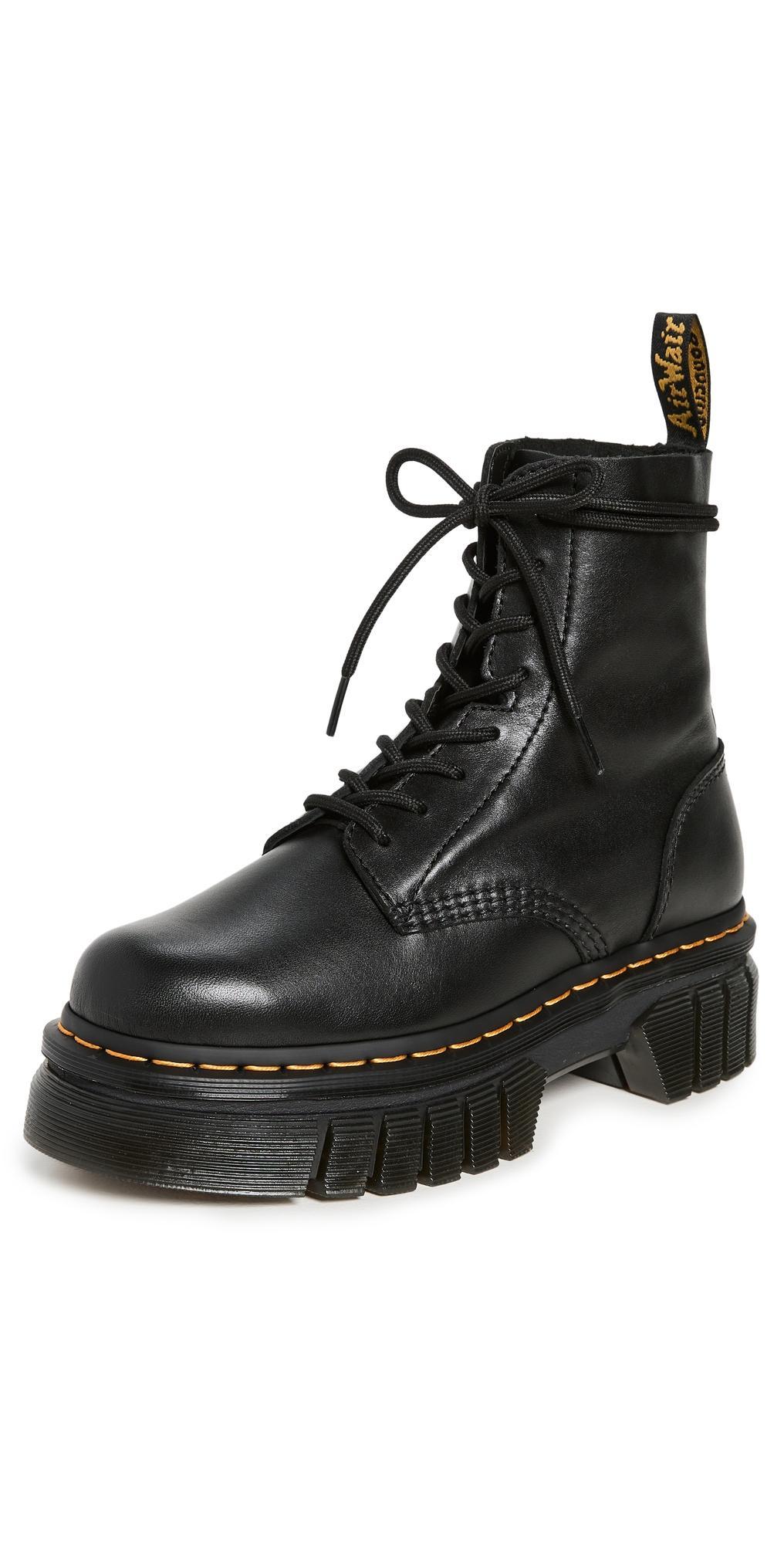 Audrick Nappa Leather Platform Ankle Boots Product Image