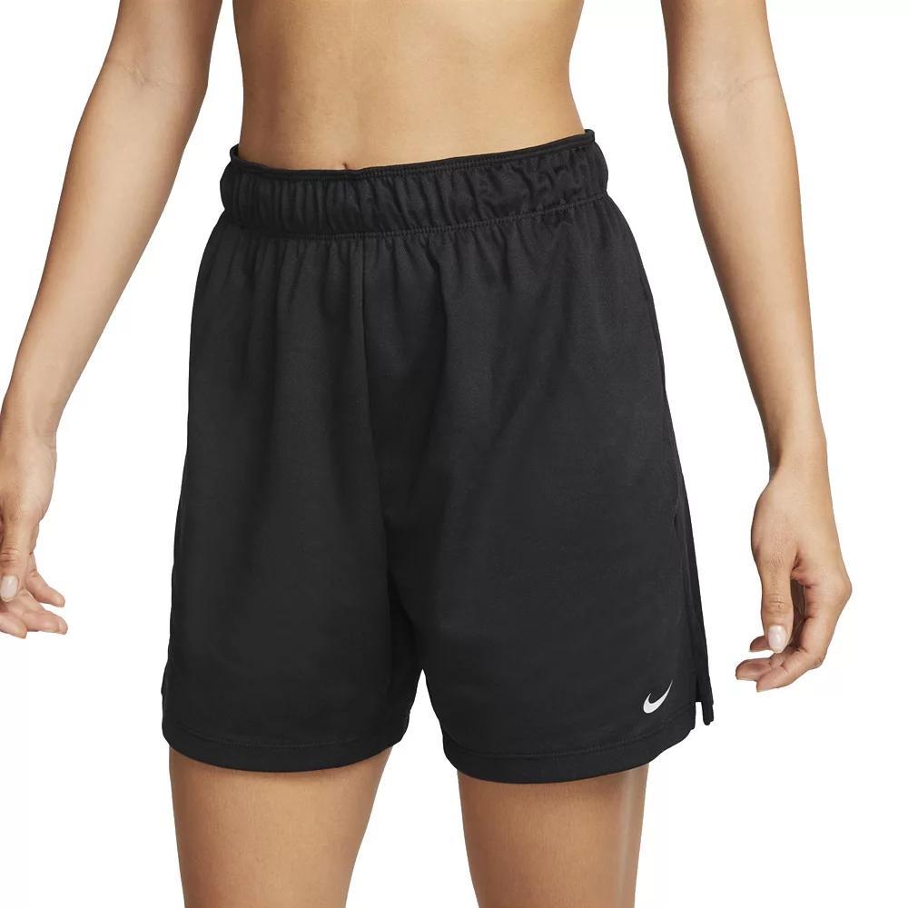 Nike Womens Attack Dri-FIT Fitness Mid-Rise 5 Unlined Shorts | DX6024-010 Product Image