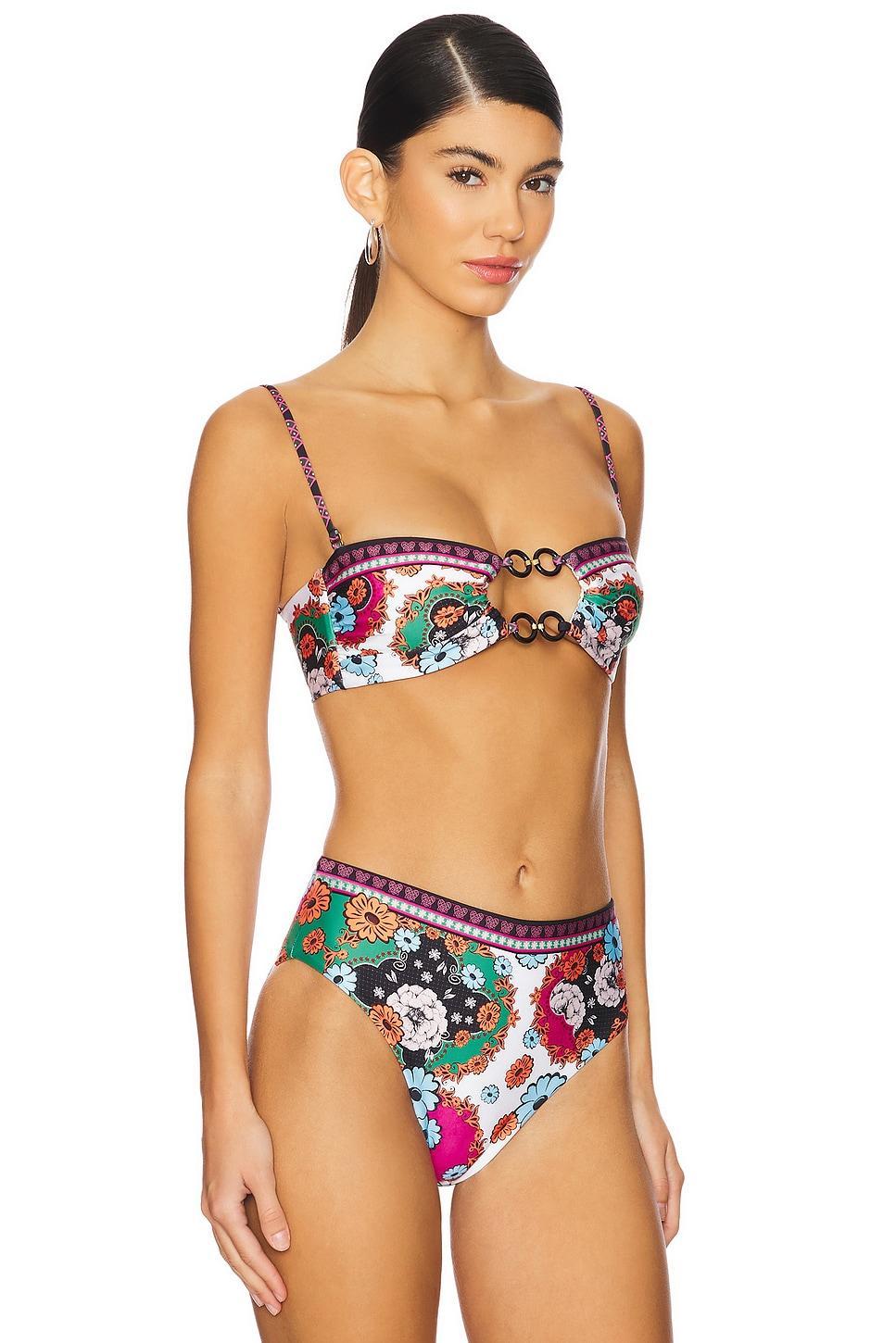 X REVOLVE Lace Bikini Top Agua Bendita Product Image