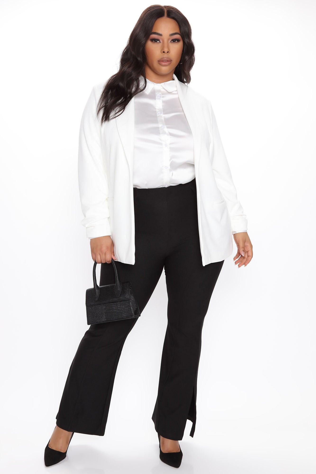 The Celine Blazer - Ivory Product Image