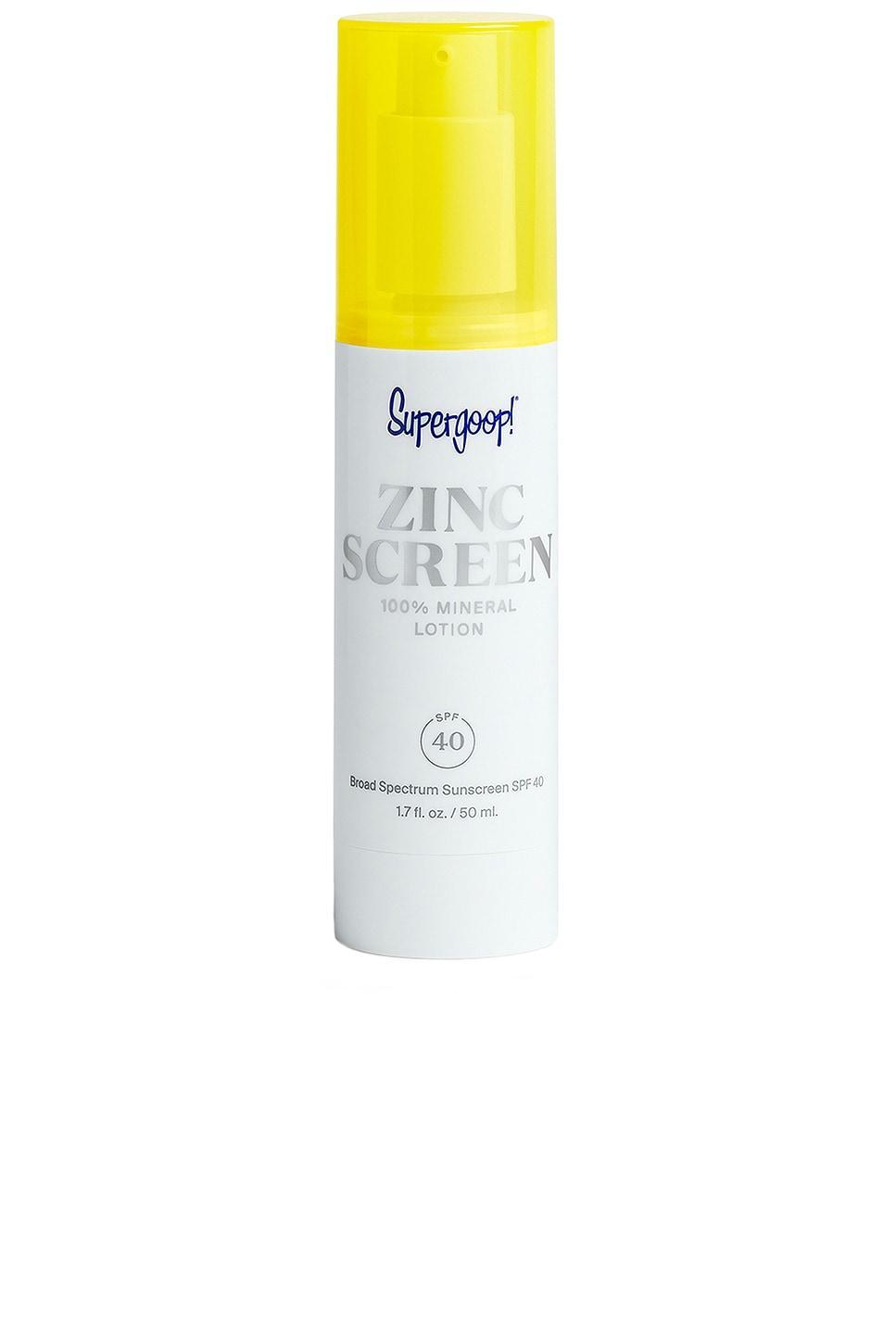 Zincscreen 100% Mineral Lotion SPF 40 Supergoop! Product Image