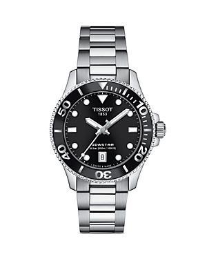 Tissot Unisex Seastar 1000 Quartz Analog Stainless Steel Silver Bracelet Watch Product Image