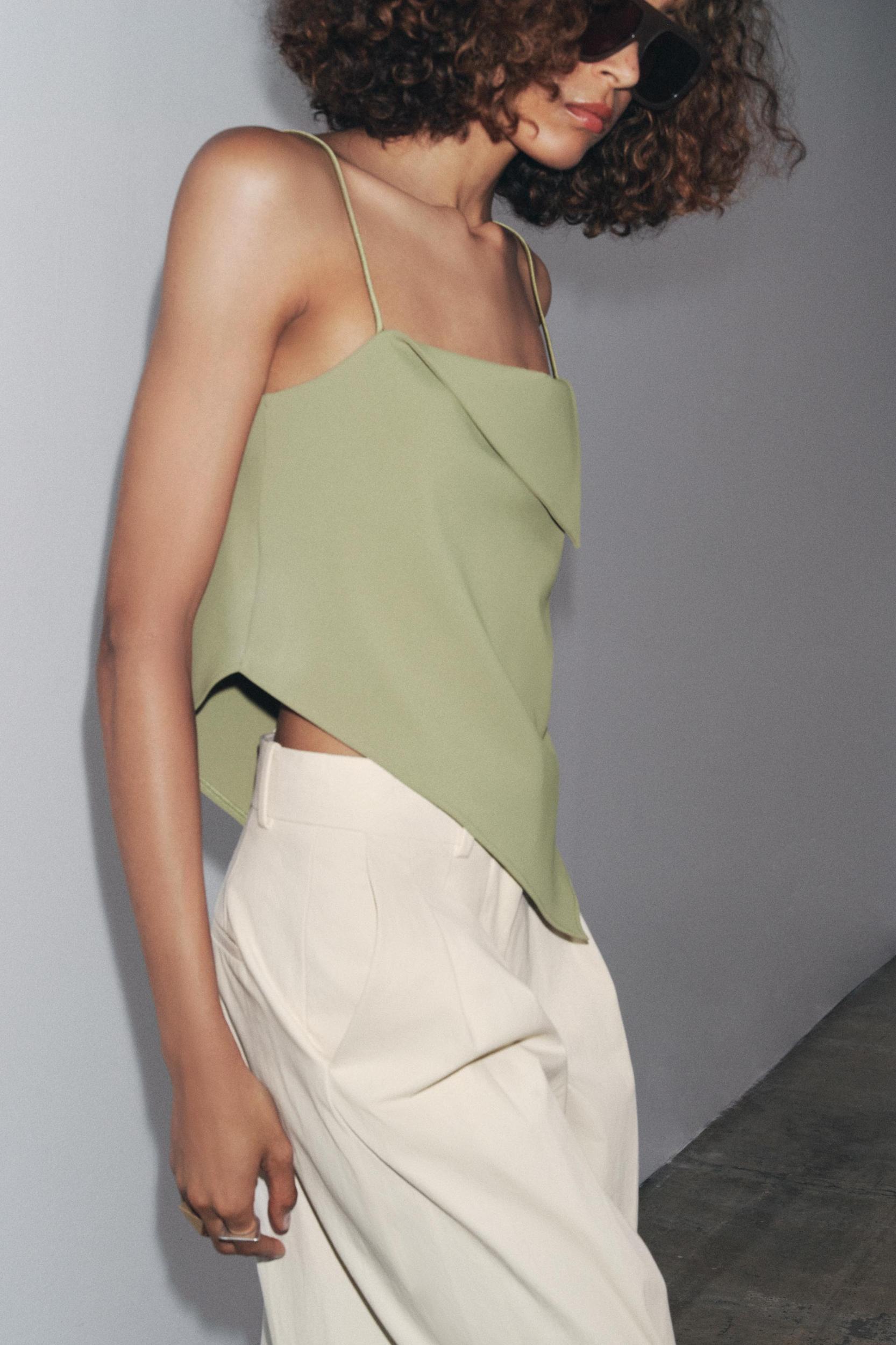 ASYMMETRIC CREPE TOP Product Image