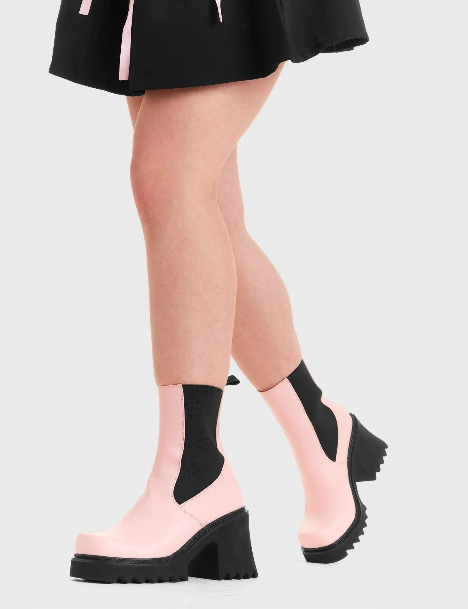 Elevate Chunky Platform Ankle Boots Product Image