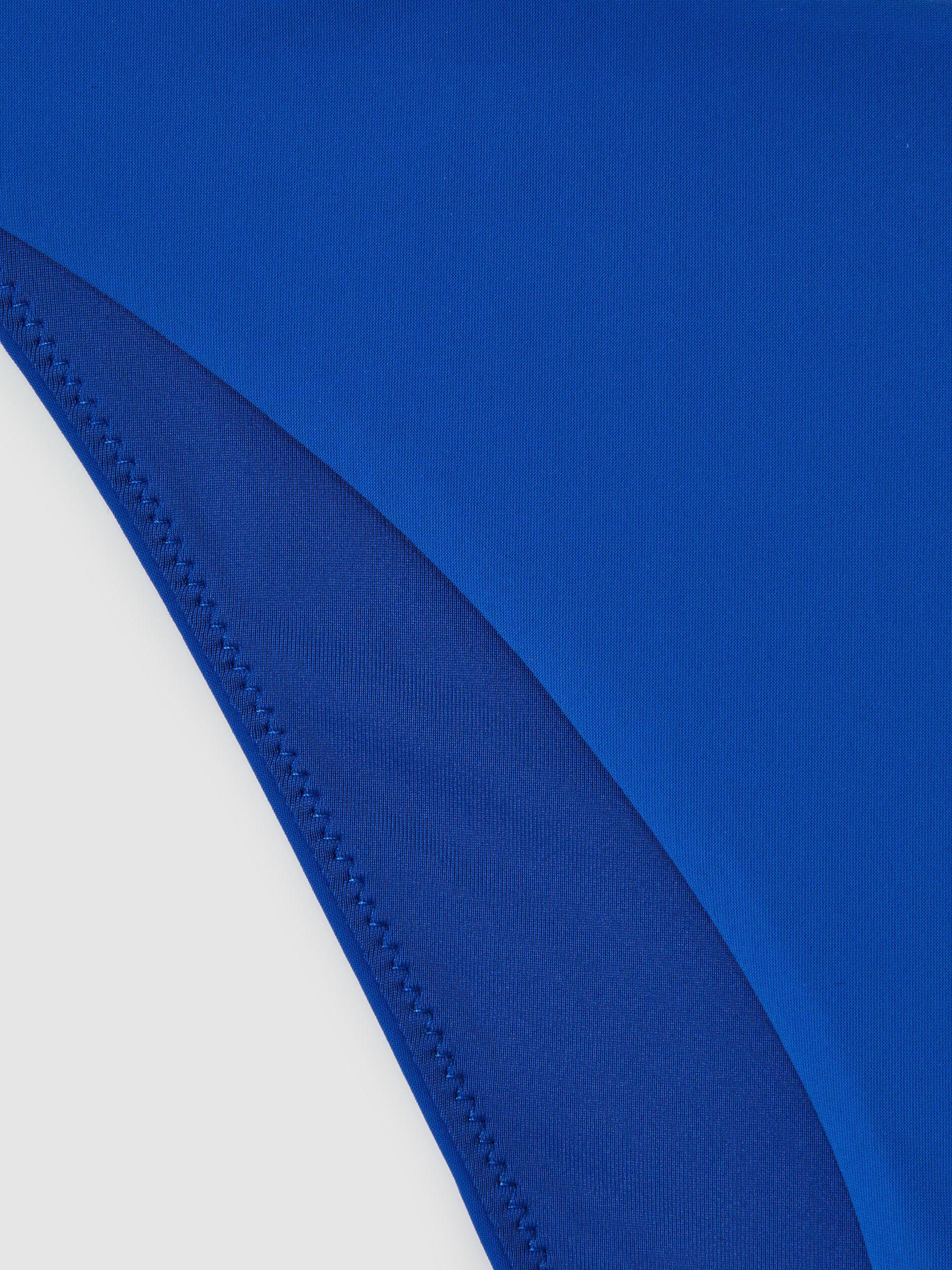 High Rise Bikini Bottoms in Cobalt Blue Product Image