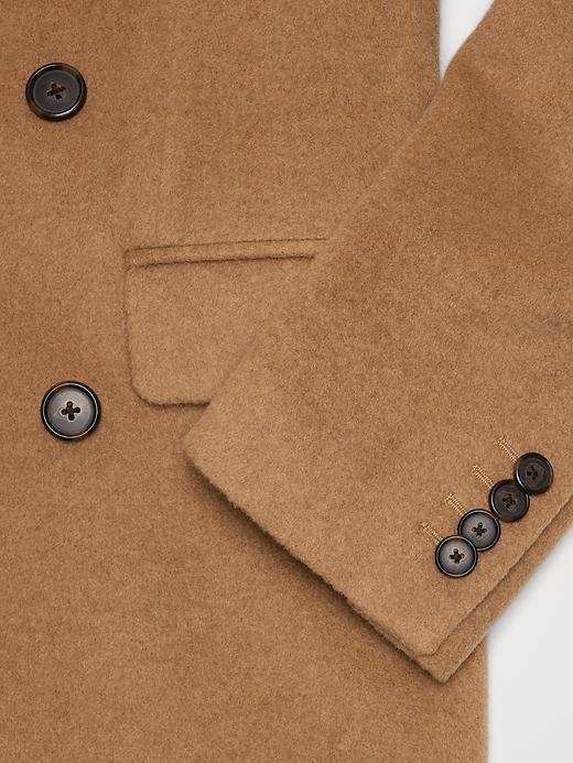 Camel-Wool-Cashmere Topcoat Product Image