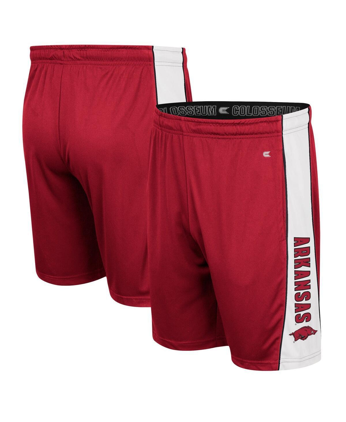 Mens Colosseum Cardinal Arkansas Razorbacks Panel Shorts Product Image