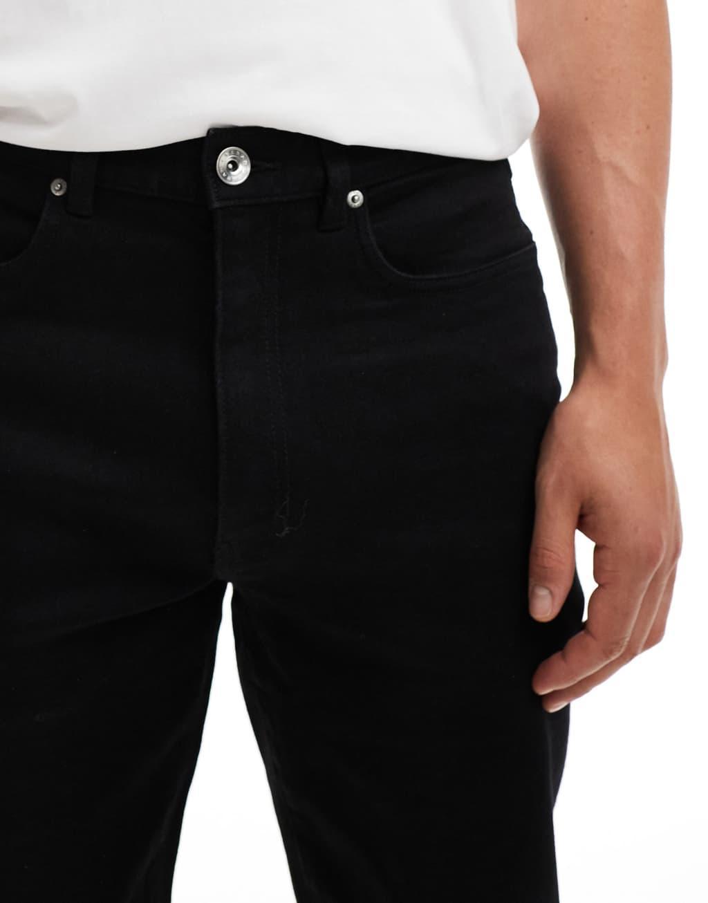 Farah Norwood loose jeans in black  Product Image