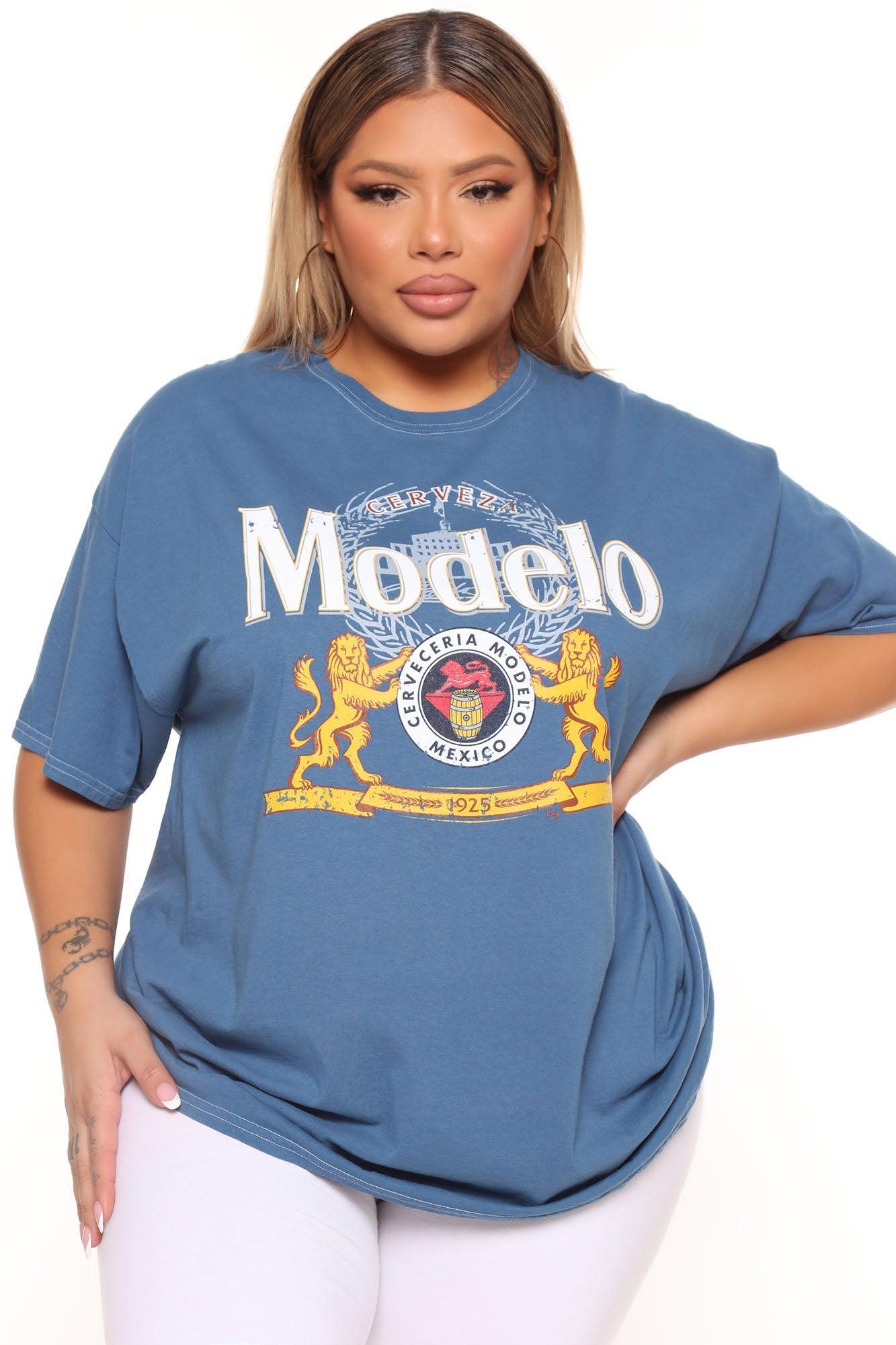 Modelo Oversized Tee - Navy Product Image