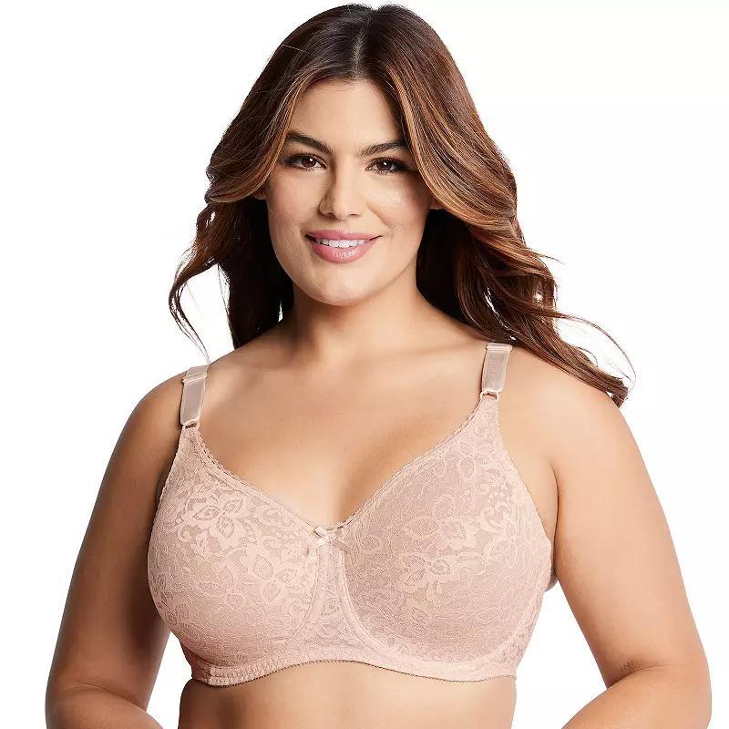 Bali Lace 'n Smooth Underwire Bra DF3432, Women's, Size: 40 Dd, Pink Product Image