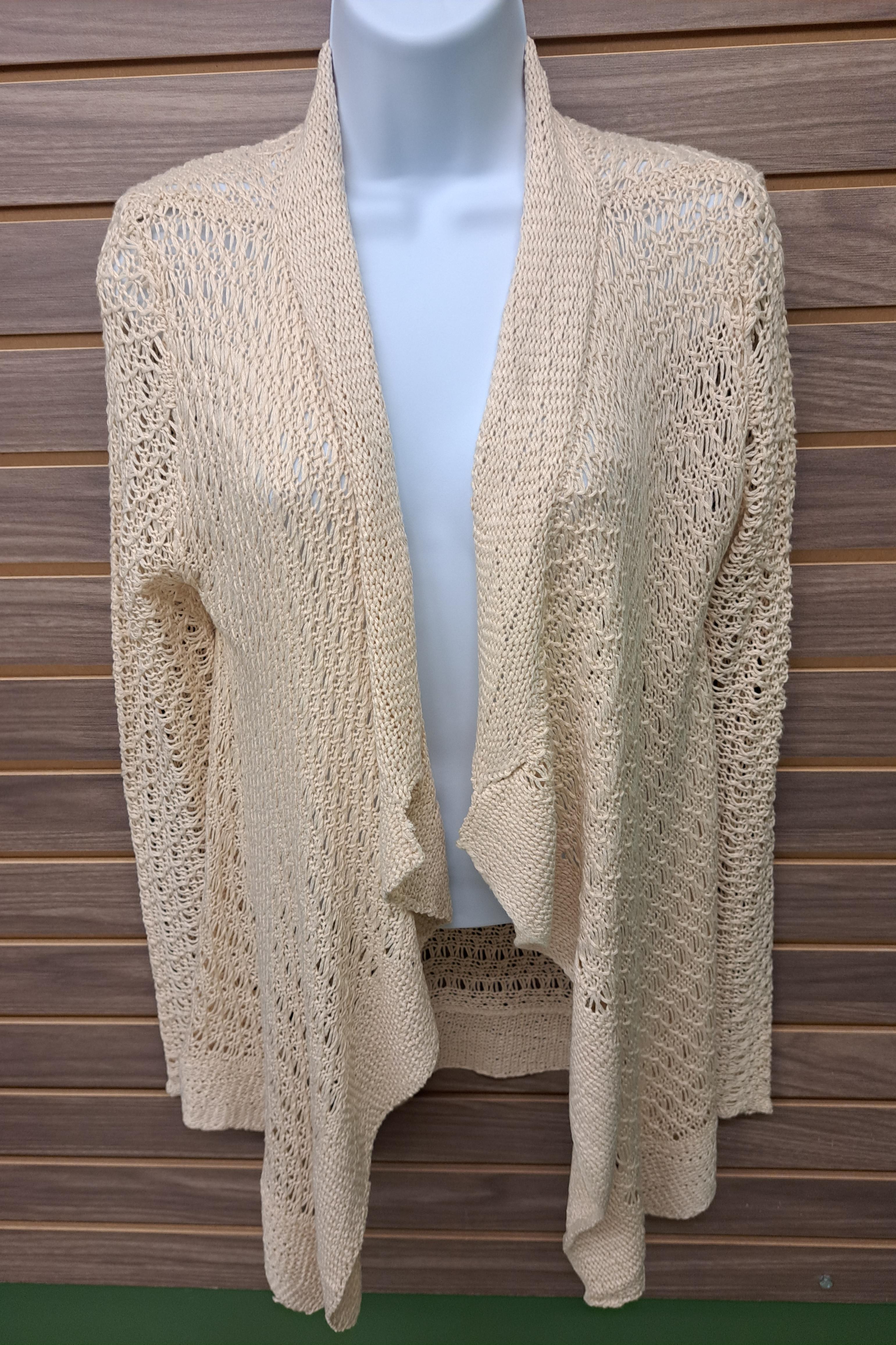 Crocheted open cardigan Product Image