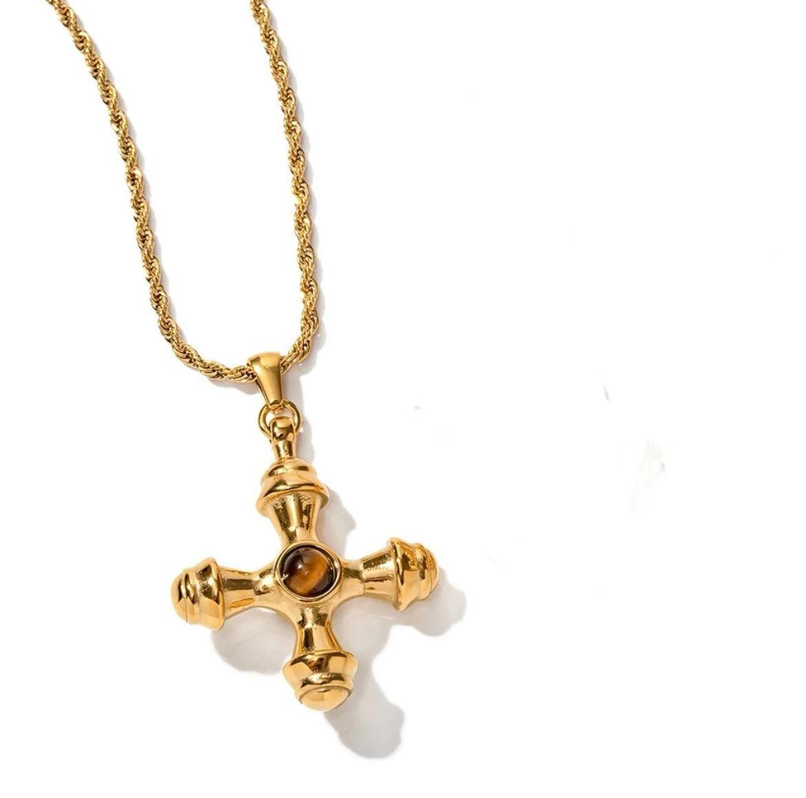 Ophelia Cross Necklace Product Image