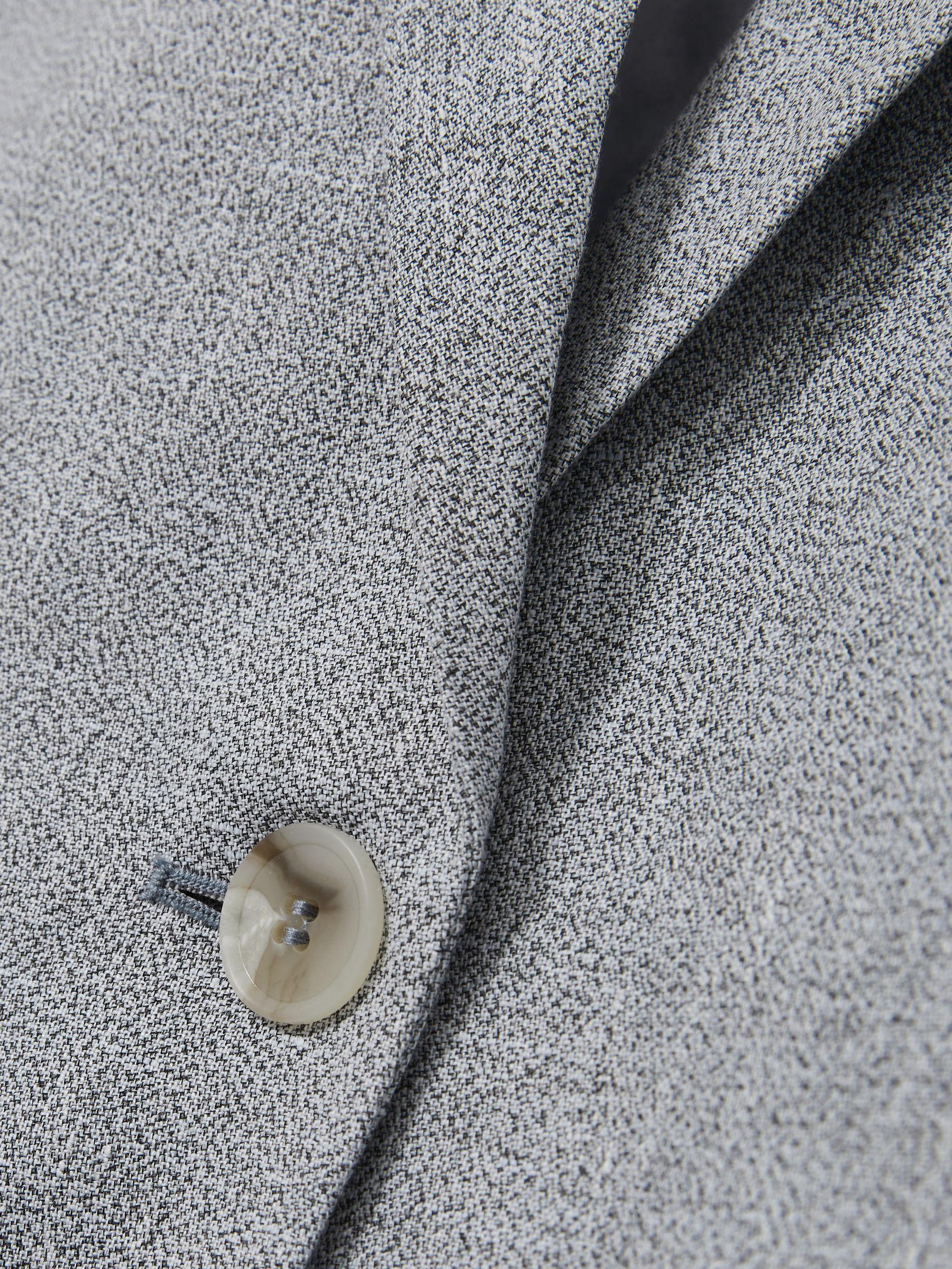 Petite Cotton Craft-Stitch Shirred Midi Dress in Khaki Product Image