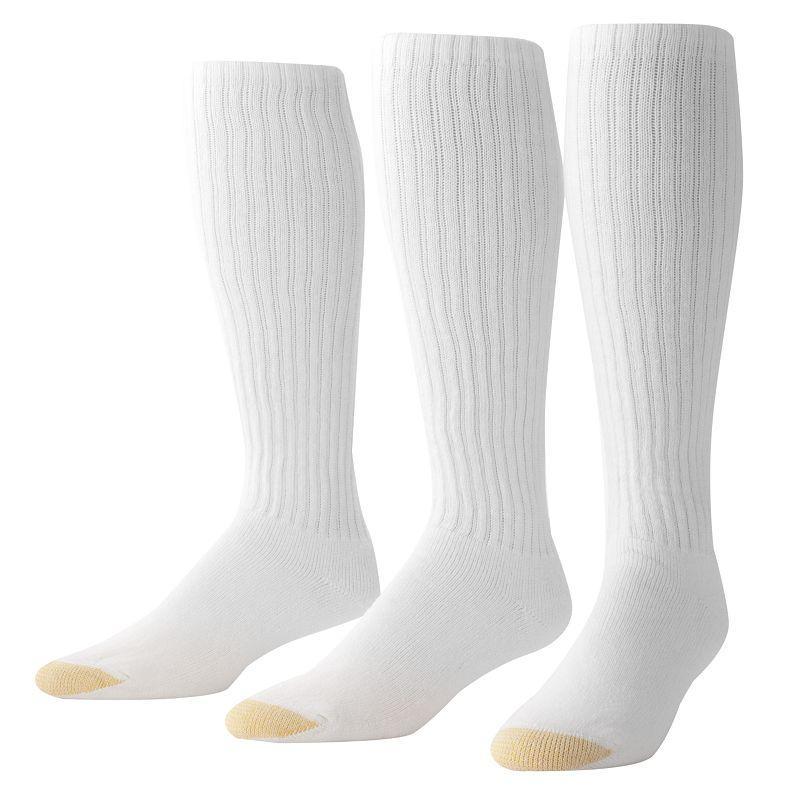 Gold Toe Men's Cotton Ultra Tec Over the Calf Socks (Pack of 3) Product Image