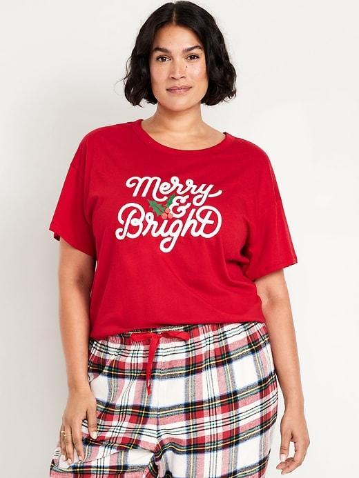 Matching Holiday-Graphic T-Shirt for Women Product Image