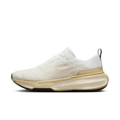 Nike Mens ZoomX Invincible Run Flyknit 3 - Running Shoes White/Coconut Milk/Sesame Product Image