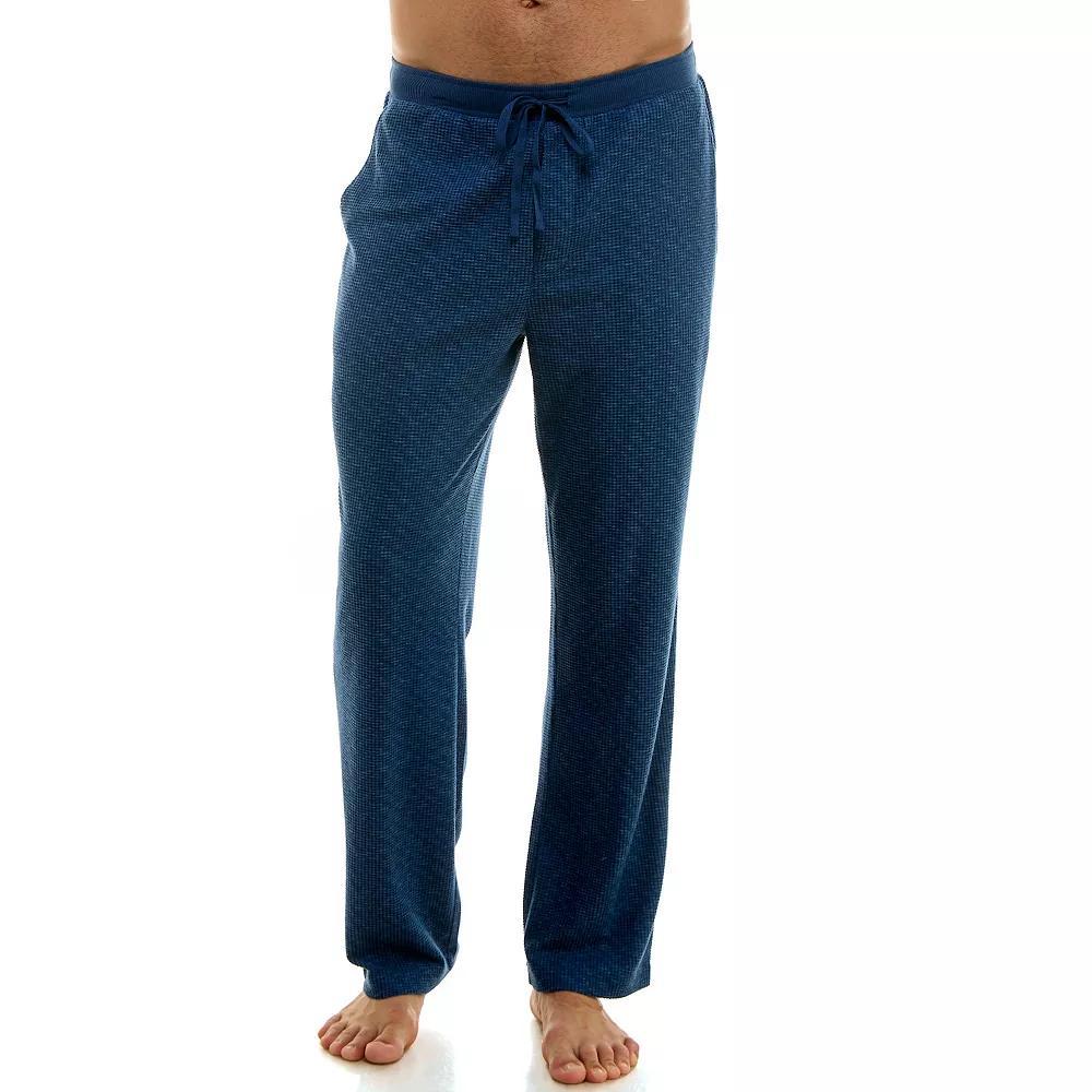 Men's Sonoma Goods For Life® Supersoft Brushed Waffle Weave Pajama Pants, Size: Large, Dark Blue Product Image