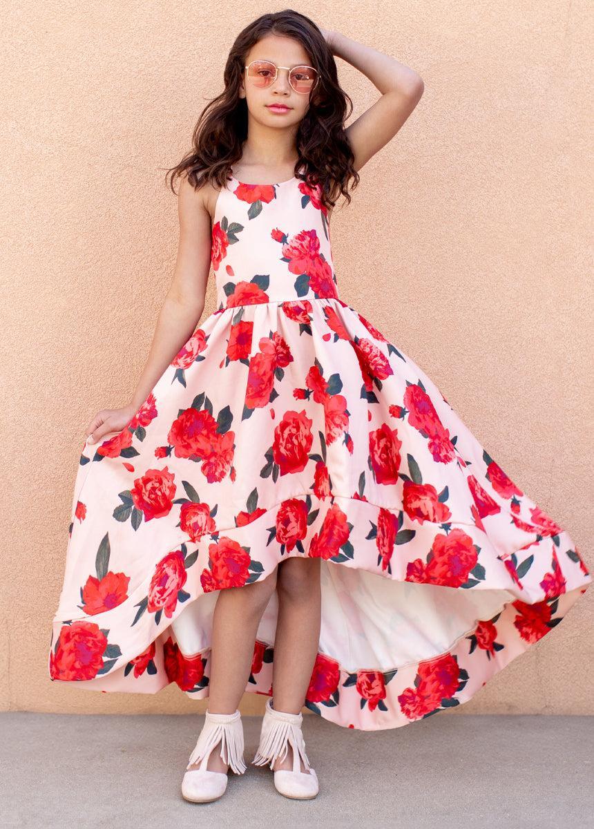 Pearl Dress in Shell Floral Girls Product Image